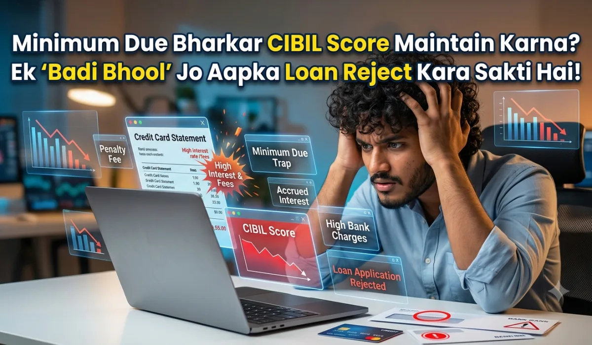 Minimum Due Bharkar CIBIL Score Maintain Karna? Ek 'Badi Bhool' Jo Aapka Loan Reject Kara Sakti Hai!