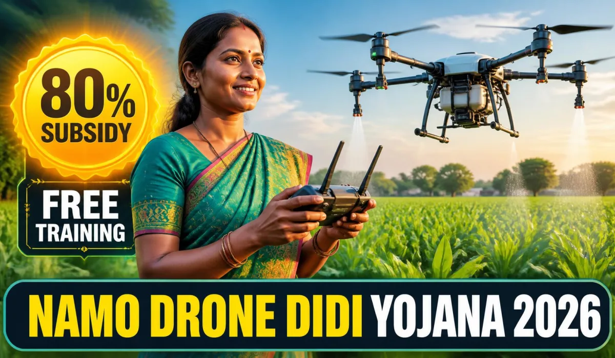 Namo Drone Didi Yojana 2026: Drone Kaise Milega? Eligibility, Documents & Apply Process
