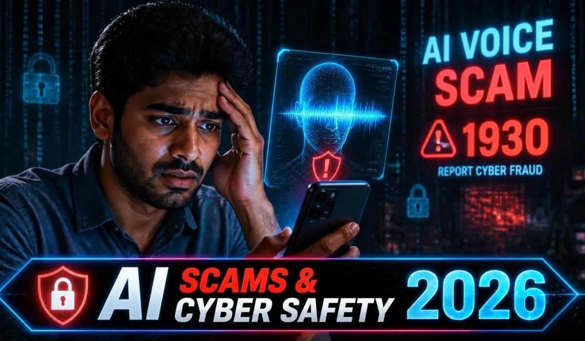 AI Voice Cloning & Deepfake Scams 2026: Kaise Bachein Aur Apne Data Ko Safe Rakhein