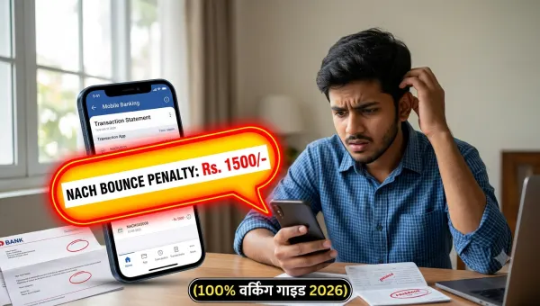 Auto-Pay Fail Hua Aur Bank Ne Kaat Liya Fine? Yeh 'NACH Bounce Charge' Wala Trap Kisi Ko Pata Nahi Hai